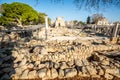 Ayia Kyriaki Chrysopolitissa church in Paphos, Cyprus Royalty Free Stock Photo