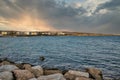 Ayia Napa cityscape with beaches and luxury hotels, Cyprus