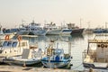 Ayia Napa, Cyprus, 09/04/2018: Port in the resort town