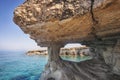 Ayia Napa, Cyprus. Sea caves of Cavo Greco Cape. Royalty Free Stock Photo