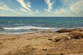Ayia Napa rocky beach seafront, Cyprus
