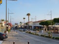 Ayia Napa town one of these most touristic resorts in Europe during coronavirus lock down