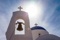 Ayia Thekla (Saint Thecla) orthodox church near of Ayia Napa and Cavo Greco, Cyprus island, Mediterranean Sea Royalty Free Stock Photo