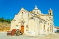 Ayios Sinensis Kilisesi church at Dipkarpaz, Cyprus Royalty Free Stock Photo