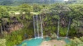 Ayn Athum waterfall, Salalah, Sultanate of Oman Royalty Free Stock Photo