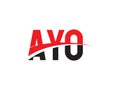 AYO Letter Initial Logo Design Vector Illustration Royalty Free Stock Photo