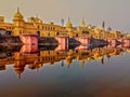 Ayodhya city water reflection