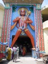 Ayodhya- Hanuman Idol near Maniram Chhvni