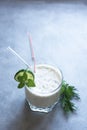 Ayran, homemade yogurt drink Royalty Free Stock Photo