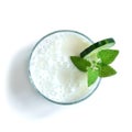 Ayran, homemade yogurt drink