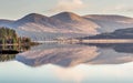 Loch Doon in winters afternoon light Royalty Free Stock Photo