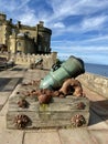 17th Century Bronze Trench Mortar Seige Cannon. Culzean Castle.