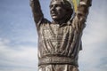 Ayrton Senna bronze statue in Rio de Janeiro Royalty Free Stock Photo