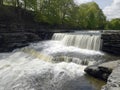 Aysgarth Falls in Wensleydale in the Yorkshire Dales. UK Royalty Free Stock Photo