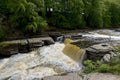 Aysgarth Lower Falls in Wensleydale, Yorkshire Dales Royalty Free Stock Photo