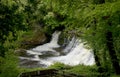 Aysgarth Middle Falls in Wensleydale, Yorkshire Dales Royalty Free Stock Photo