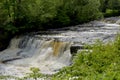 Aysgarth Middle Falls in Wensleydale, Yorkshire Dales Royalty Free Stock Photo