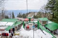 Ayubia Cable Lift Station and Nearby Mountains