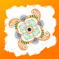 Ayurveda three doshas icons, mandalas. vata, pitta and kapha doshas. Royalty Free Stock Photo