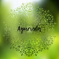 Ayurveda Vector illustration