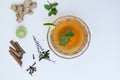 Ayurvedic herbal tea made with Indian herbs