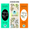 Ayurvedic herbs banners, ajwain