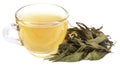 Ayurvedic medicinal Chirata with herbal tea