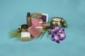 Ayurvedic Personal Care gift items Royalty Free Stock Photo