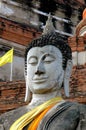 Ayuttahay, Thailand: Buddha Statue at Wat Yai Chai Mongkon