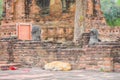 Ayutthaya Historical Park covers the ruins of the old city of Ayutthaya, Phra Nakhon Si Ayutthaya Province, Thailand