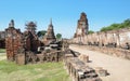 Ayutthaya Historical Park : covers the ruins of the old city of Ayutthaya, Phra Nakhon Si Ayutthaya Province, Thailand.