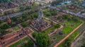 Ayutthaya Historical Park, Phra Nakhon Si Ayutthaya, Ayutthaya, Thailand, view from above Royalty Free Stock Photo