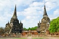 Ayutthaya ruins Royalty Free Stock Photo