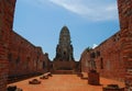Ayutthaya ruins, buddhist temple Royalty Free Stock Photo