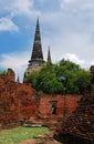 Ayutthaya ruins, buddhist temple