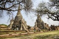 Ayutthaya temple Royalty Free Stock Photo