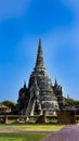 Ayutthaya and the temple founded c.1350 Royalty Free Stock Photo