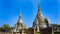 Ayutthaya and the temple founded c.1350 Royalty Free Stock Photo