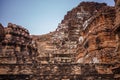 Ayutthaya temple ruins, Wat Maha That Ayutthaya as a world heritage site, Thailand. Royalty Free Stock Photo