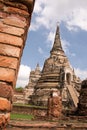 Ayutthaya Thailand - ancient city and historical place. Wat Phra Si Sanphet Royalty Free Stock Photo