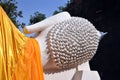 Ayutthaya, Thailand: Buddha at Wat Yai Chai Mongko Royalty Free Stock Photo