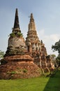 Ayutthaya, Thailand: Chedis at Wat Putthai Saman