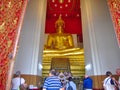 AYUTTHAYA THAILAND-28 February 2019:Wat Phra Sri Sanphet Temple Royalty Free Stock Photo