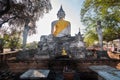 Ayutthaya , Thailand : history heritage place . sacred buddha