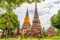 AYUTTHAYA,THAILAND-JUNE 27, 2013: Watyaichaimongkol