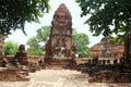 AYUTTHAYA, THAILAND many Tourists from around the world in wat chaiwattanaram, Thailand grand palace. Ayutthaya Thailand. Ayutthay