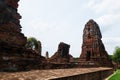 AYUTTHAYA, THAILAND many Tourists from around the world in wat chaiwattanaram, Thailand grand palace. Ayutthaya Thailand. Ayutthay