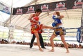 Women Thai boxing match