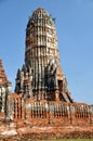 Ayutthaya, Thailand: Wat Chai Watthanaram Royalty Free Stock Photo