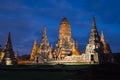 Ayutthaya Thailand Wat Chaiwatthanaram Royalty Free Stock Photo